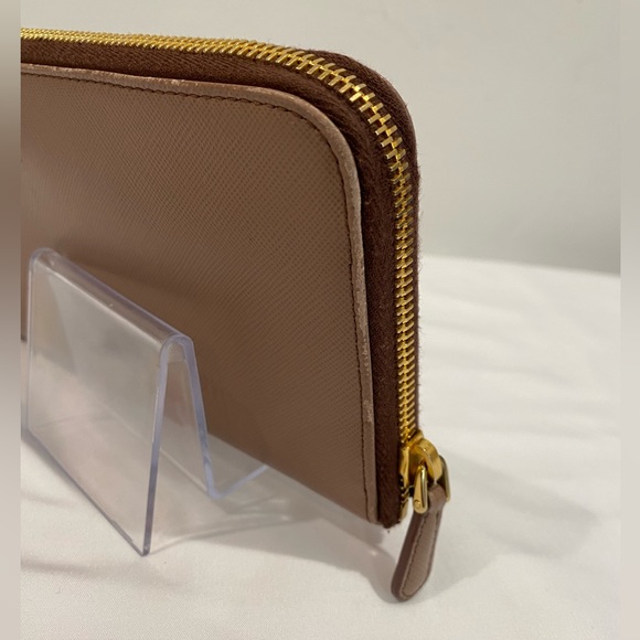 PRADA Saffiano Leather Zippy Wallet - Picture 11 of 14